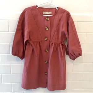 Zara Kids Terra Cotta Colored Dress 110cm / 5